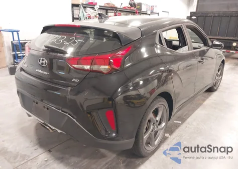 2019 Hyundai Veloster 2.0 из США, поврежденный, VIN KMHTG6AF2KU008946